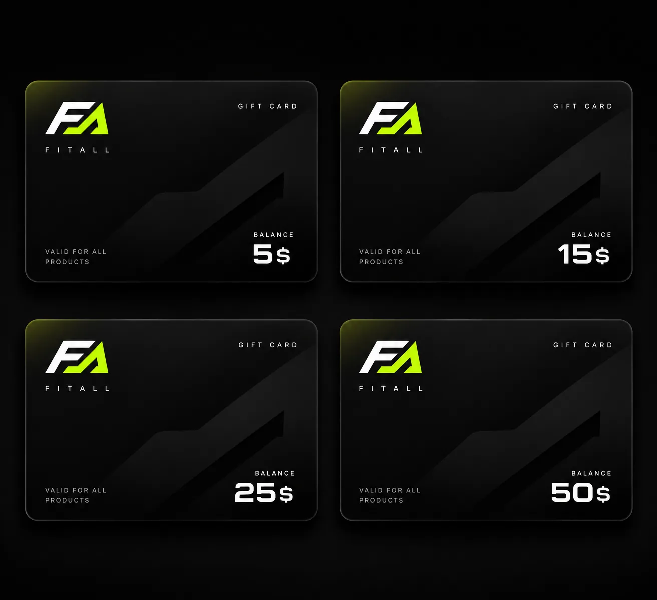 FitAll Gift Card Starter